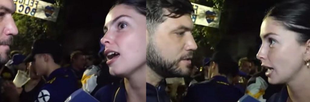 Una historia de simpatía y color futbolero entre un periodista y la hincha de Boca Juniors tuvo su segundo capítulo en la&nbsp;pantalla